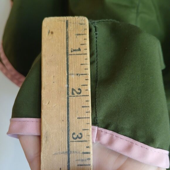 Nike Dri Fit Running Shorts Women's Size 2X Pink & Green - Picture 6 of 6